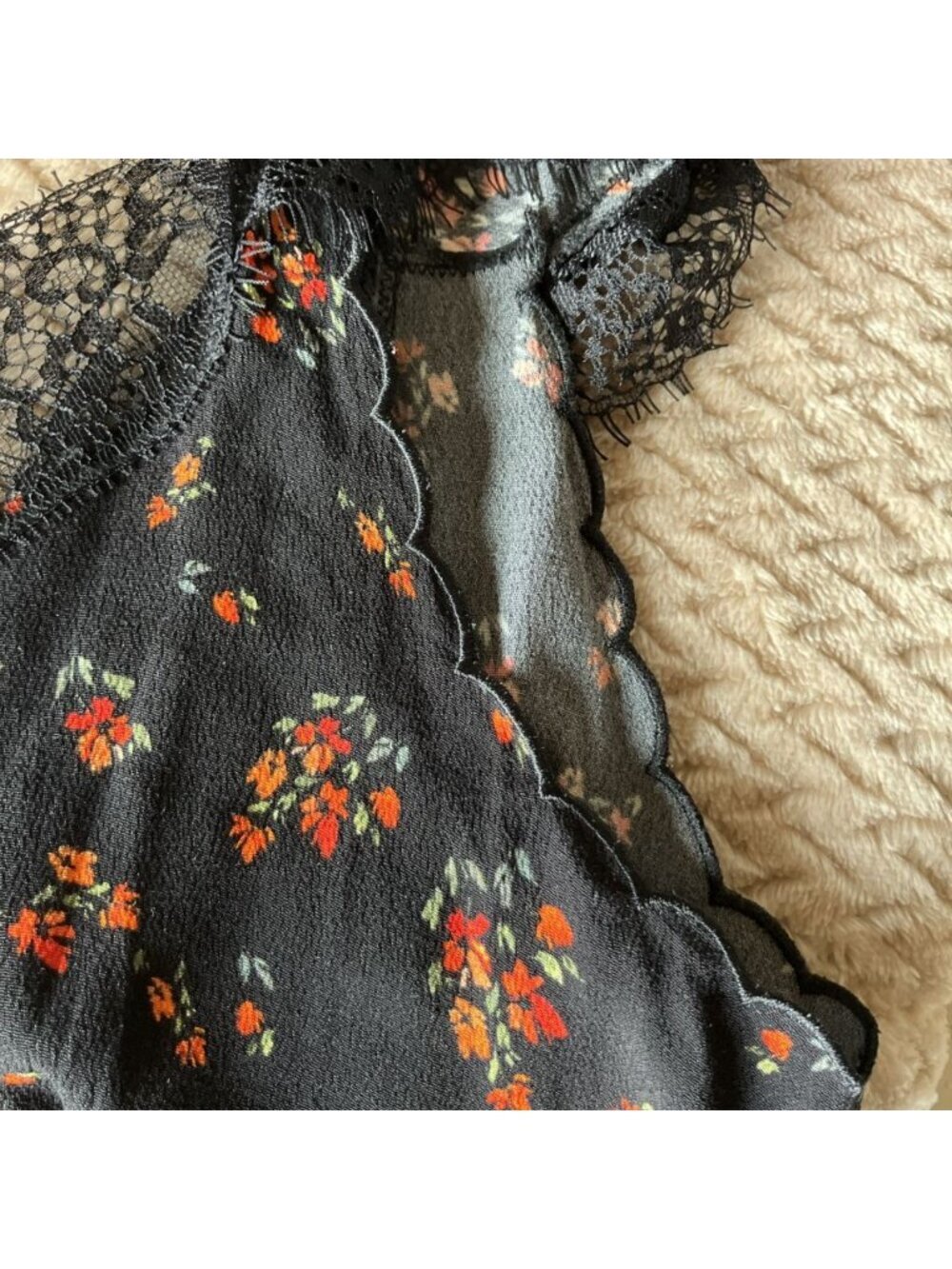 Rumored Lace Floral Maxi Dress Women's Small, Wedding Cocktail Party, Boho Goth - Picture 4 of 13
